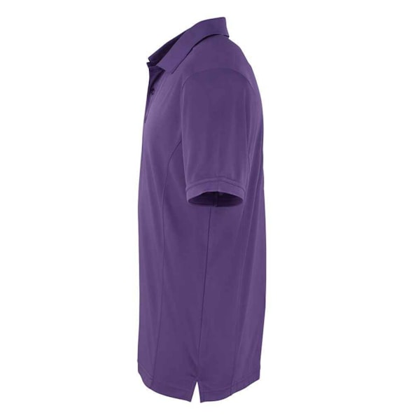 Premier Mens Coolchecker Pique Polo Shirt S Lila Purple S
