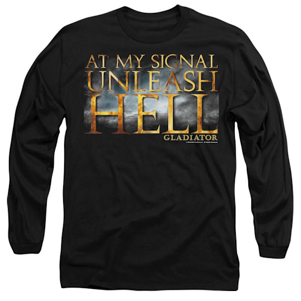 Gladiator Unisex Vuxen Unleash Hell T-Shirt L Svart Black L