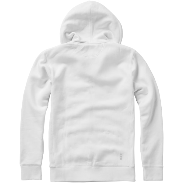 Elevate Mens Arora Hooded Full Zip Sweater XL Vit White XL