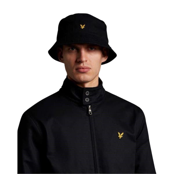 Lyle & Scott Harringtonjacka för män M Svart Black M