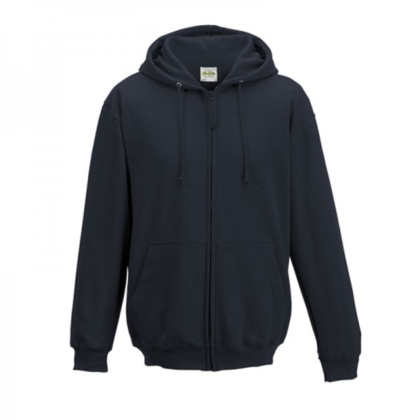 Awdis Plain Herr Hooded Full Zip Hoodie / Zoodie L Oxford Navy Oxford Navy L