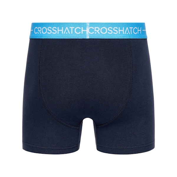 Crosshatch Mens Astral Bright Boxer Shorts (3-pack) M Navy Navy M