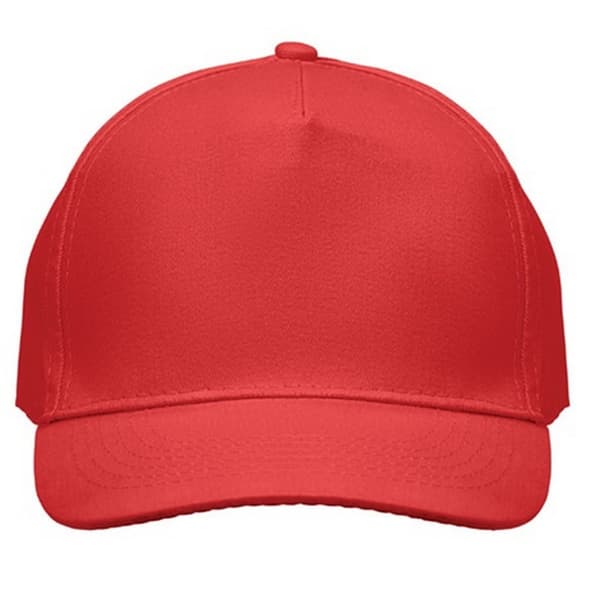 MidOcean Sunny 5-panels keps One Size Röd Red One Size