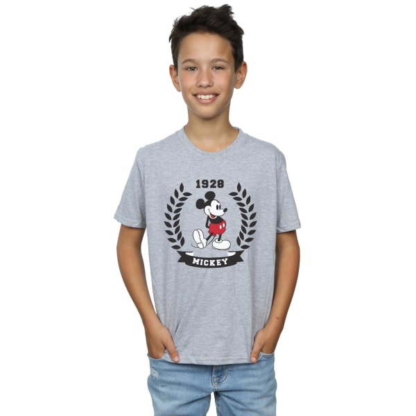 Disney Boys Mickey Mouse Laurel T-shirt 9-11 år Sports Grey Sports Grey 9-11 Years