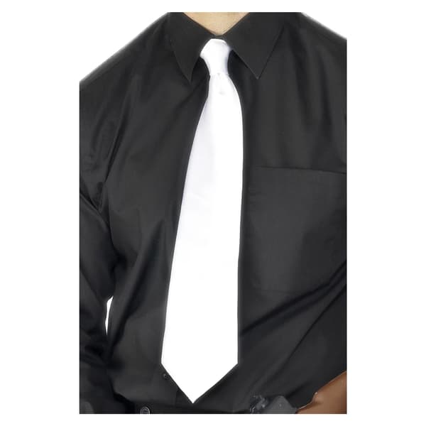 Smiffys Deluxe Gangster Slips One Size Vit White One Size