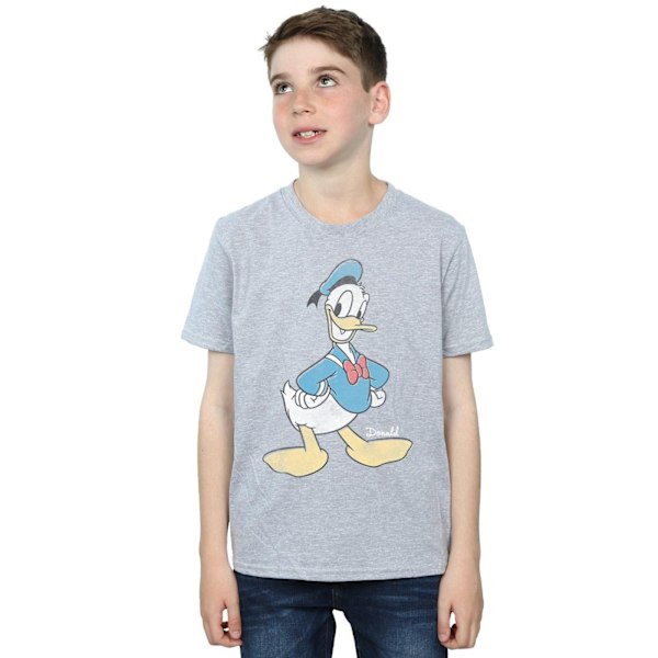 Disney Boys Donald Duck Classic Donald T-Shirt 9-11 år Sport Sports Grey 9-11 Years