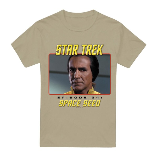 Star Trek Herr Space Seed T-Shirt XL Safari Grön Safari Green XL