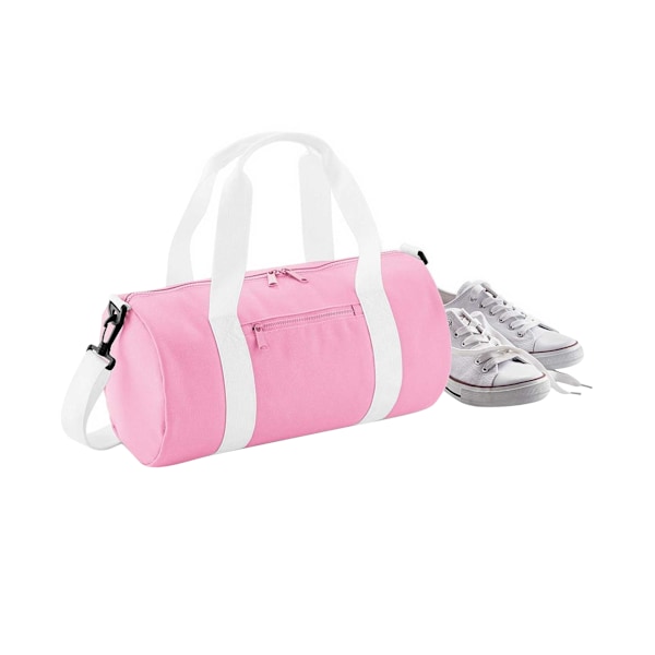 Bagbase Mini Barrel Axelväska (2-pack) One Size Classic P Classic Pink/White One Size