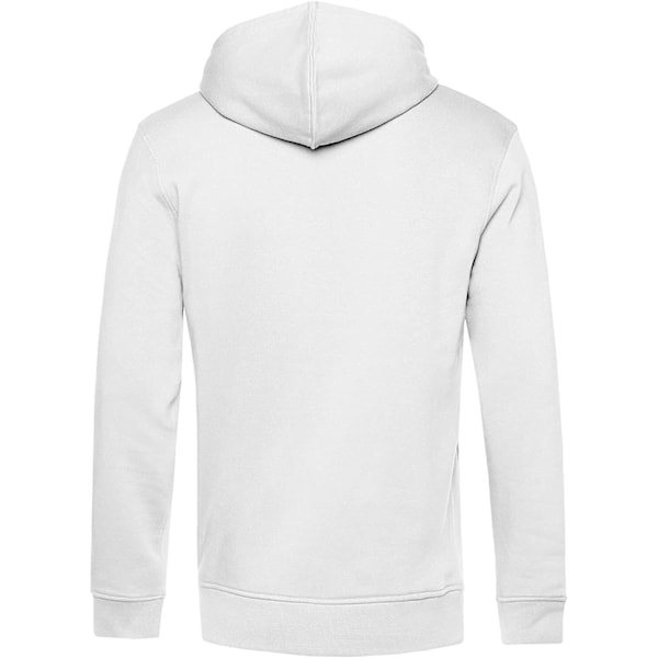 B&C Herr Zippade Hoodie L Vit, Organisk White L