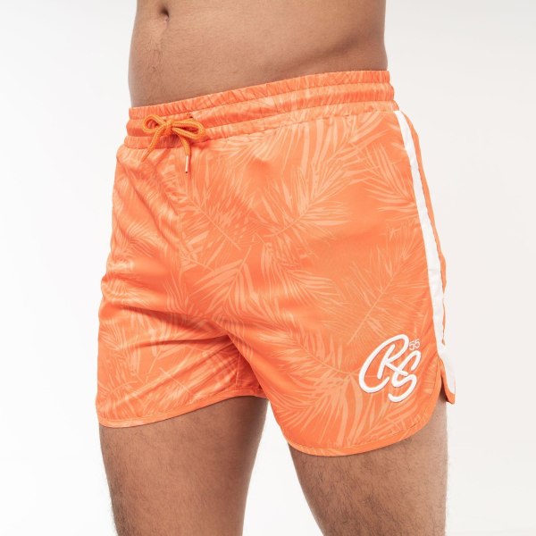 Crosshatch Salsola badshorts för män XL Orange Orange XL