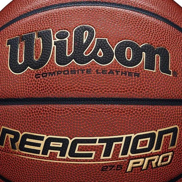 Wilson Reaction Pro Leather Basketball 5 Tan Tan 5