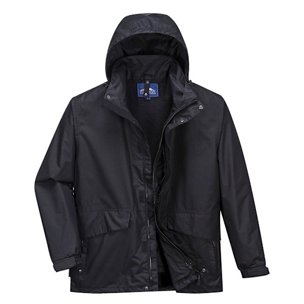 Portwest Herr Argo 3 i 1 Andningsbar Jacka M Svart Black M