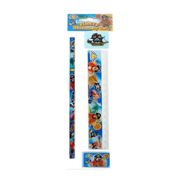 Playwrite Pirat Brevpapper Set En Storlek Flerfärgad Multicoloured One Size