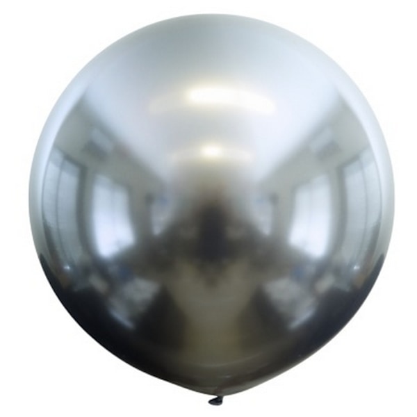 Kalisan Latex Spegelballonger (2-pack) One Size Space Grey Space Grey One Size