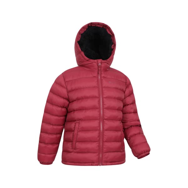 Mountain Warehouse Barn/Barn Seasons Vadderad med Fuskpälsfoder Rust 3-4 Years