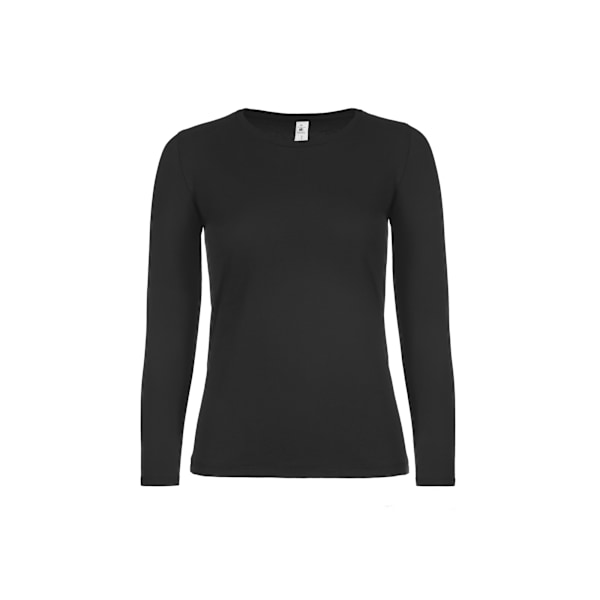 B&C Dam/Kvinnor #E150 Långärmad T-shirt M Svart Black M