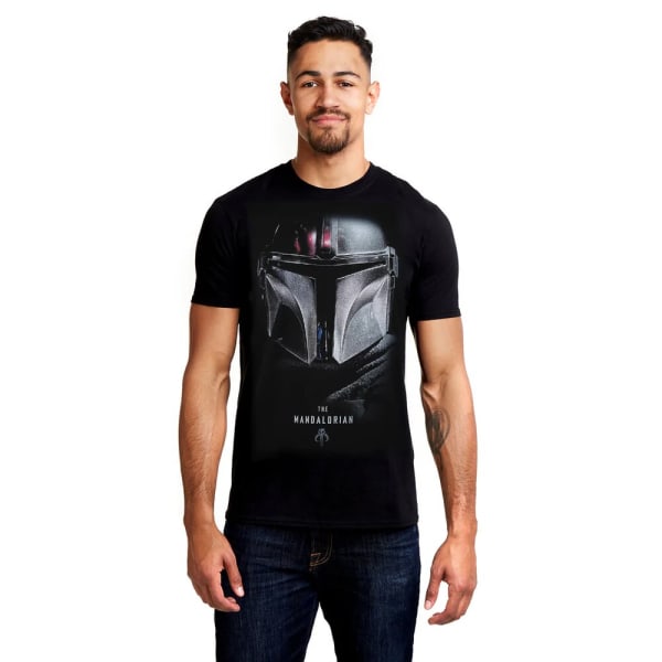 Star Wars: The Mandalorian Mens Shadow T-Shirt M Svart Black M