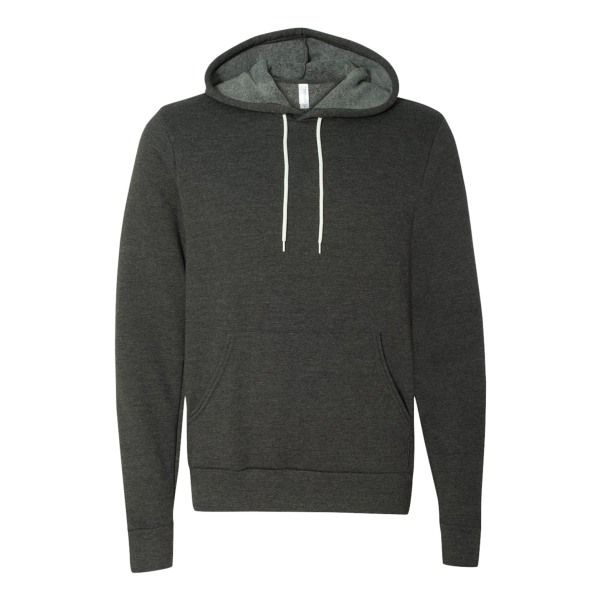 Canvas unisex tröja med huv/huvtröja S mörkgrå H Dark Grey Heather S