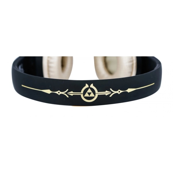 The Legend of Zelda interaktiva hörlurar med logotyp för barn/barn Black/Gold One Size