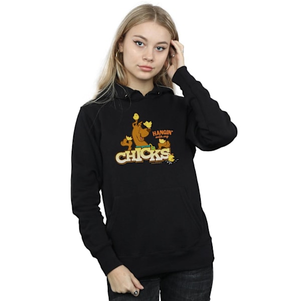 Scooby Doo Dam/Damer Hänger Med Mina Chicks Hoodie L Svart Black L