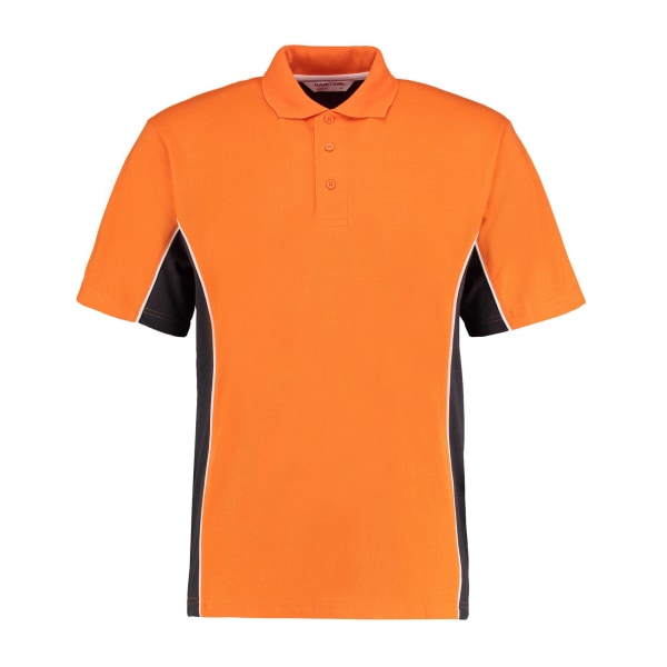 GAMEGEAR Herr Track Polycotton Pique Poloshirt 3XL Orange/Graphite Orange/Graphite 3XL
