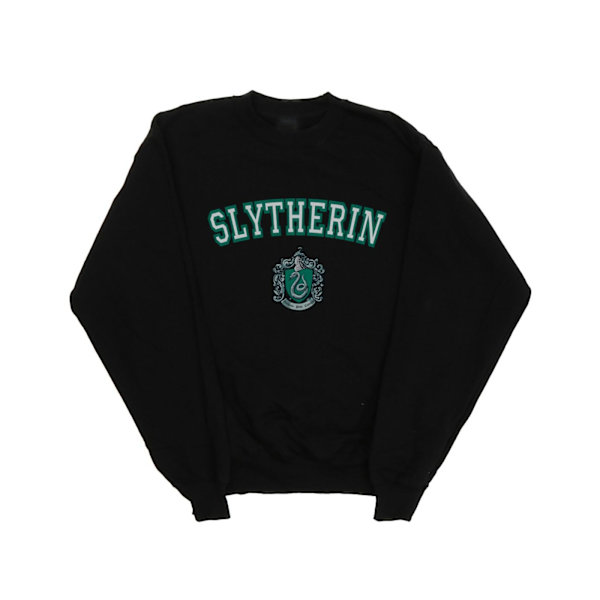 Harry Potter Pojkar Slytherin Crest Sweatshirt 7-8 År Svart Black 7-8 Years