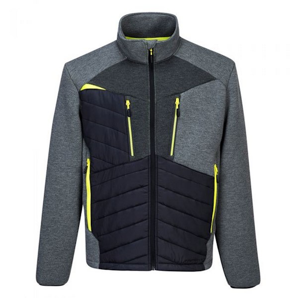 Portwest Unisex Adult DX4 Baffled Jacket M Grå/Svart/Gul Grey/Black/Yellow M