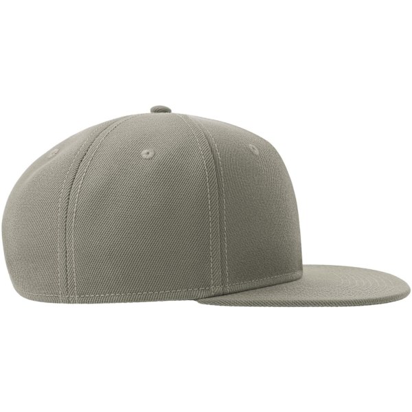 Atlantis Unisex Vuxen 6 Panel Hållbar Platt Topp Baseballkeps Grey One Size