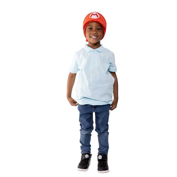 Super Mario Hörlurar Pannband En Storlek Röd Red One Size