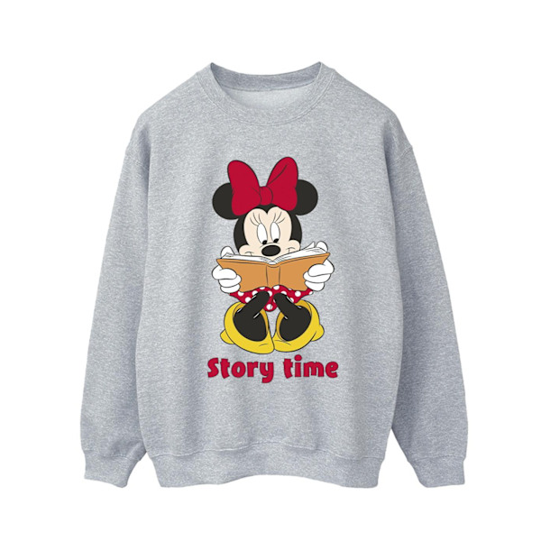 Disney Herr Minnie Mouse Story Time Sweatshirt S Sports Grey Sports Grey S