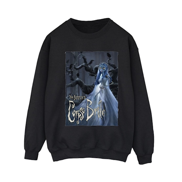 Brudgummens Lik - Kvinnors/Damers Bröllopsklänning Poster Sweatshirt XL Svart Black XL