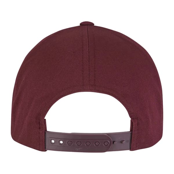 Flexfit 5 Panel Snapback Klassisk Baseballkeps En Storlek Vinröd Maroon One Size