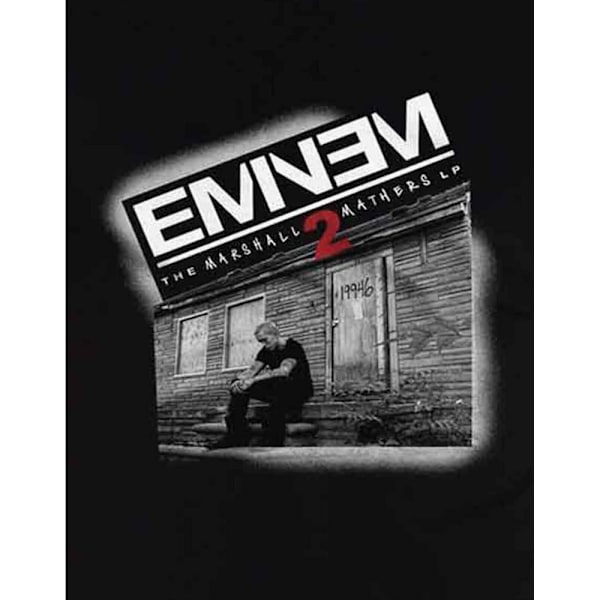 Eminem Unisex Adult Marshall Mathers 2 T-Shirt M Svart Black M
