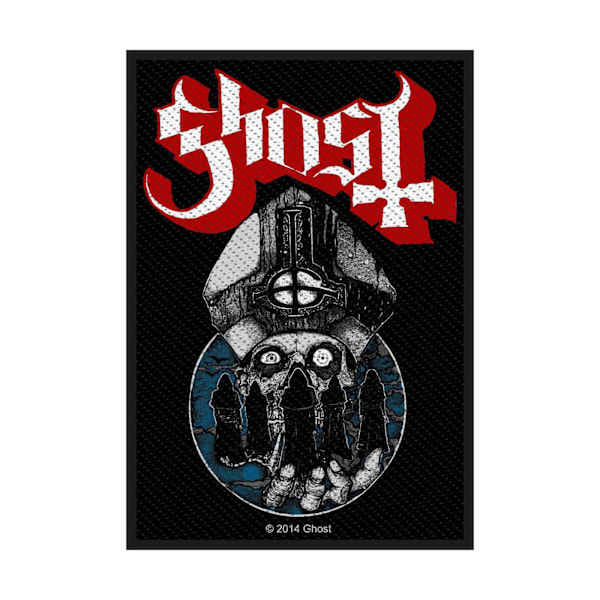 Ghost Warriors vävd patch One Size Svart/Vit/Röd Black/White/Red One Size