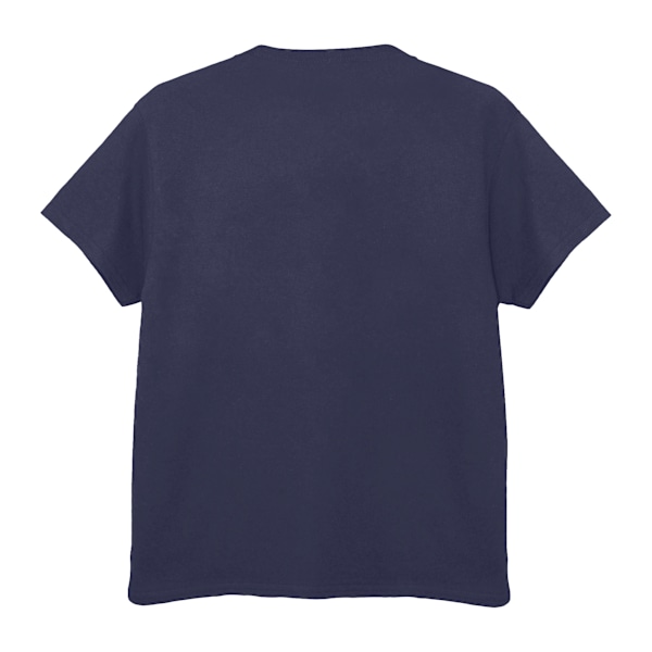Scooby Doo Dam T-shirt för Kvinnor/Damer Scary Boo! Bomulls Boyfriend T-shirt 3X Navy Blue 3XL