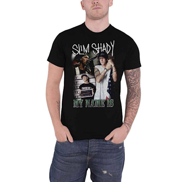 Eminem Unisex Adult My Name Is Homage T-Shirt XXL Svart Black XXL