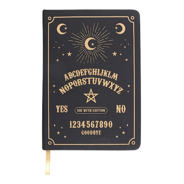 Something Different Talking Board A5 Anteckningsbok En Storlek Svart/Guld Black/Gold One Size