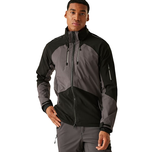 Regatta Professional Unisex Vuxen Vattentät Stretch Skaljacka Slate Grey/Black L