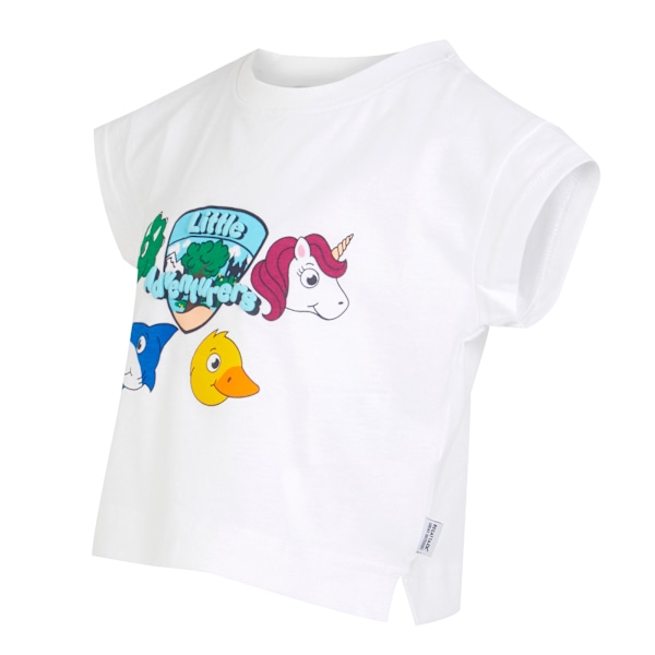 Regatta Barn/Kids Little Adventurers Djur T-shirt 3-4 År White 3-4 Years