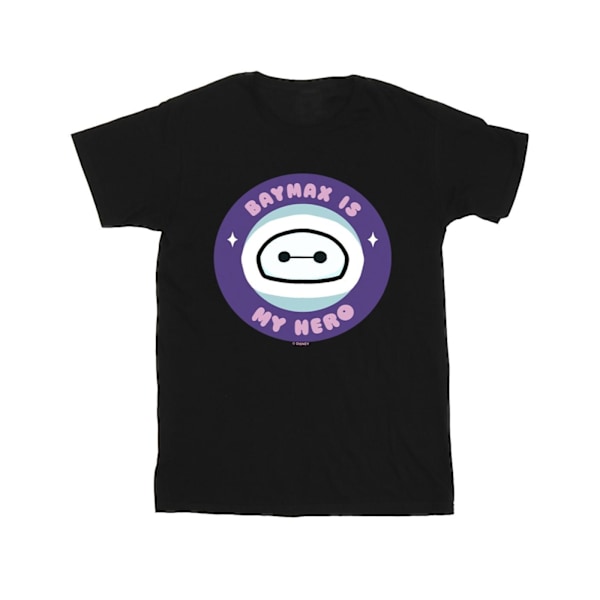 Disney Boys Big Hero 6 Baymax My Hero Pocket T-Shirt 12-13 år Black 12-13 Years