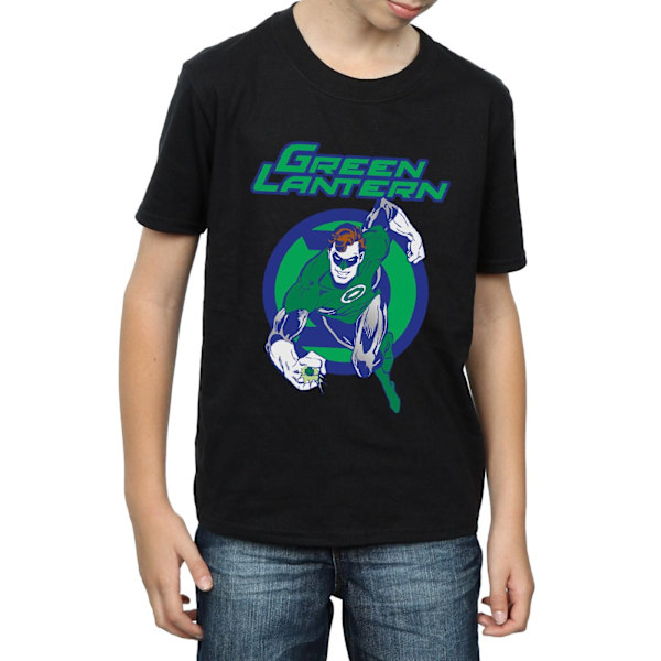 DC Comics Boys Green Lantern Leap T-Shirt 7-8 år Svart Black 7-8 Years