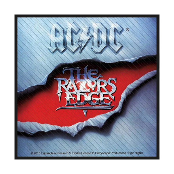 AC/DC The Razors Edge Patch One Size Blå/Röd Blue/Red One Size