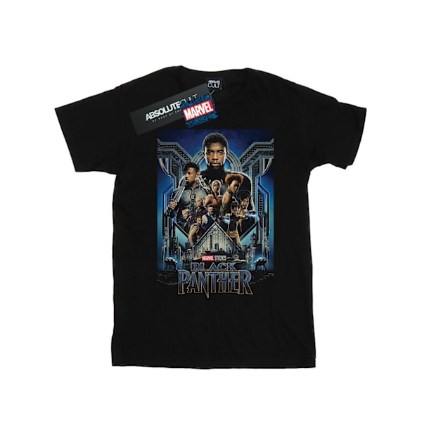 Marvel Studios Herr Svart Panther Poster T-shirt M Svart Black M