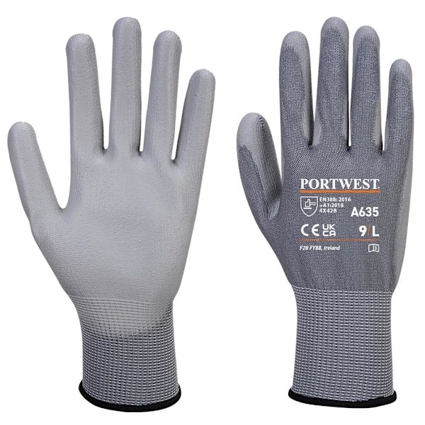 Portwest Unisex Adult A635 Economy Cut Resistant Gloves XXL Grå Grey XXL