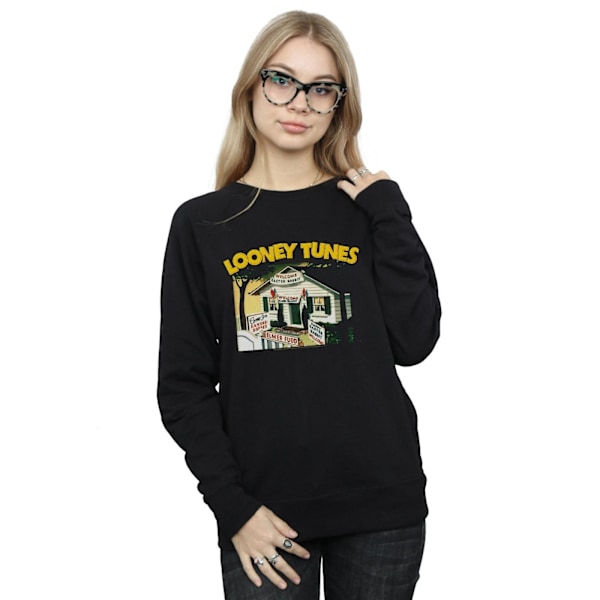 Looney Tunes Dam/Damer Elmer Fudd Välkommen Påsk Kanin Sweatshirt Black S