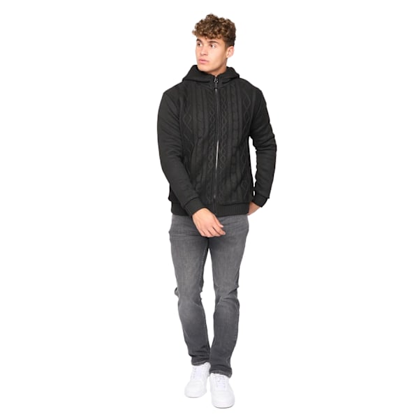 Bewley & Ritch Tonbridge Cardigan för Herrar M Svart Black M