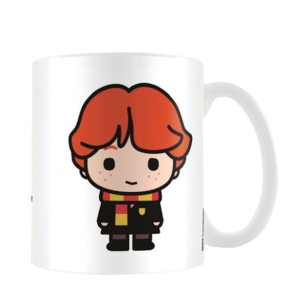 Harry Potter Chibi Ron Mugg En Storlek Vit White One Size