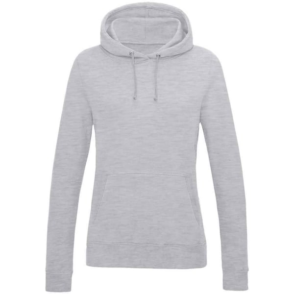 Awdis Dam/Dam College Heather Girlie Hoodie XL Grå Grey XL