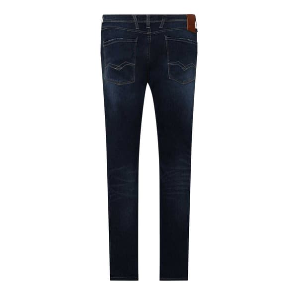 Replay Herr Anbass Distressed Slim Jeans 32L Blå Blue 32L