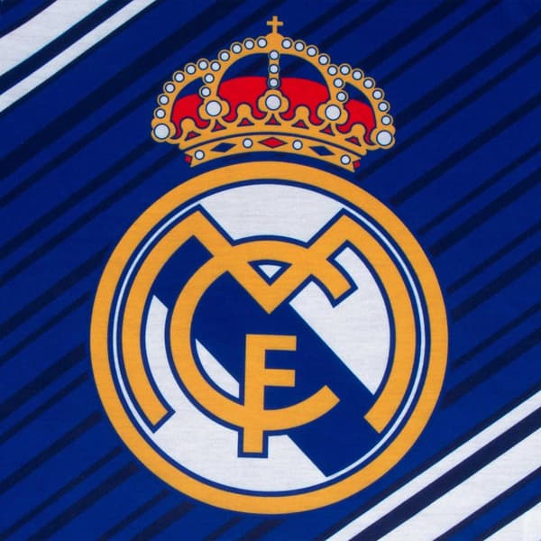 Real Madrid CF Lång Pyjamas för Pojkar 5-6 År Reflexblå Reflex Blue 5-6 Years